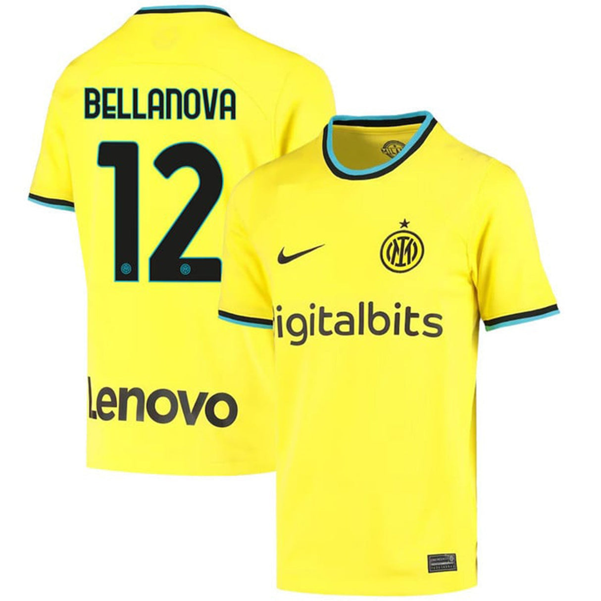 Raoul Bellanova Inter Milan 12 Jersey - Kit Captain