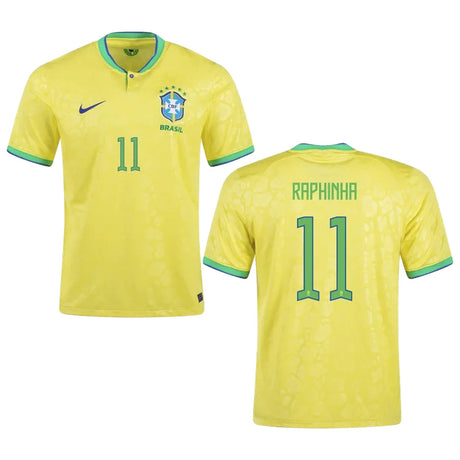 Raphinha Brazil 11 FIFA World Cup Jersey - Kit Captain