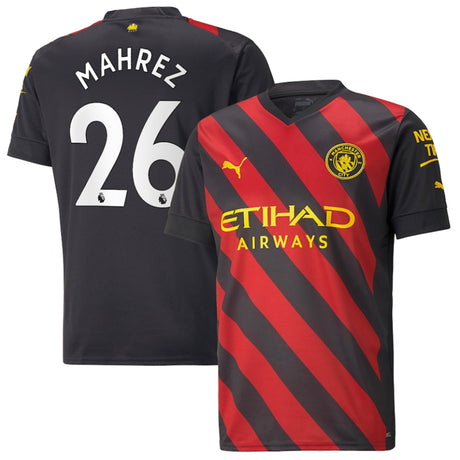 Riyad Mahrez Manchester City 26 Jersey - Kit Captain