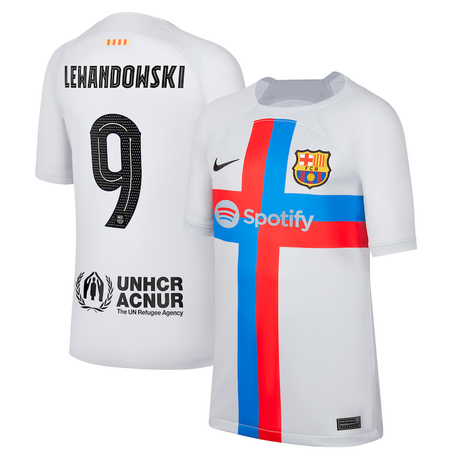 Robert Lewandowski Barcelona 9 Jersey - Kit Captain