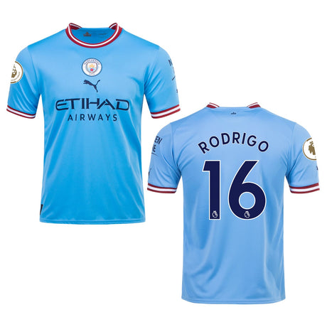 Rodri Manchester City 16 Jersey - Kit Captain