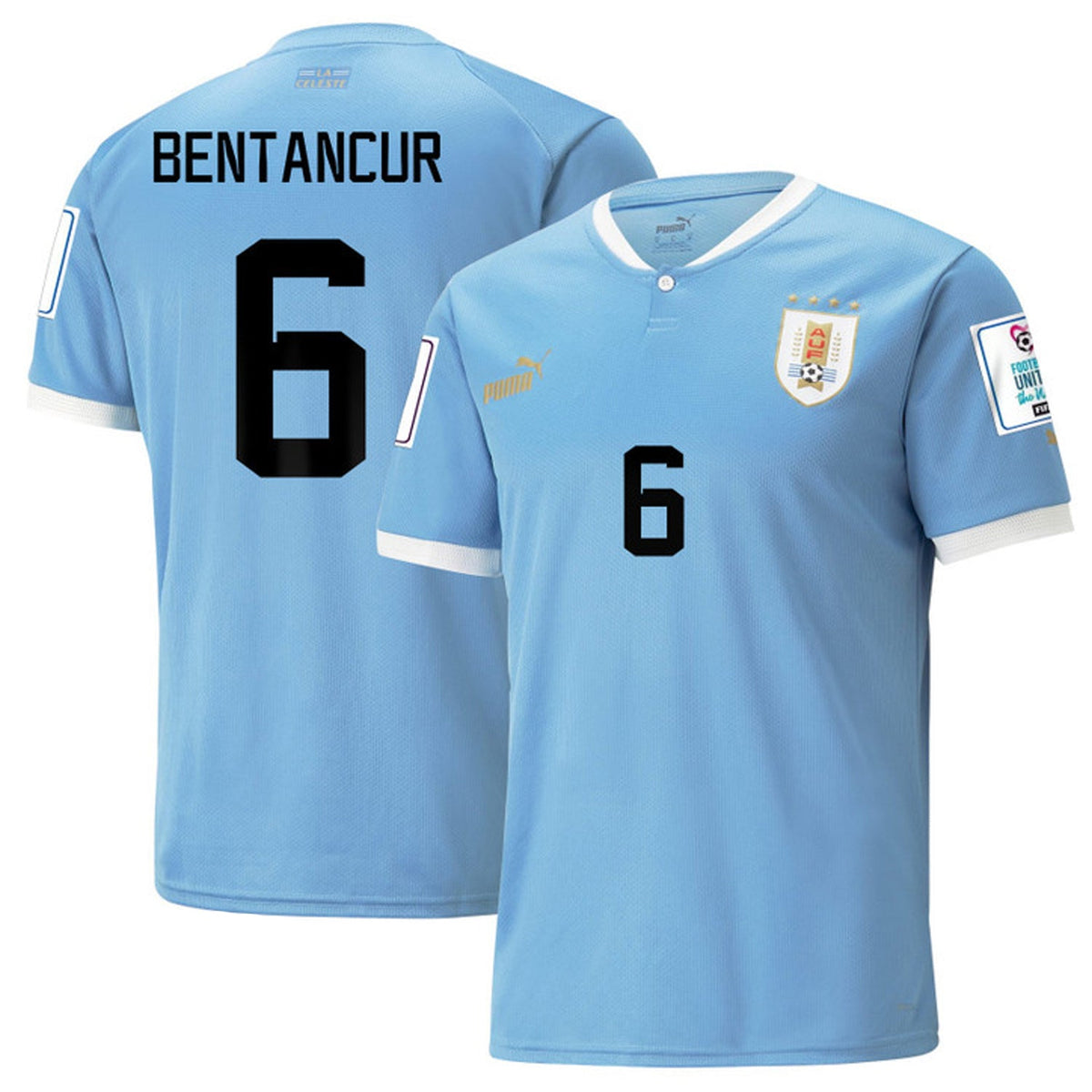 KitCaptain - Buy Affordable Soccer Jerseys - Rodrigo Bentancur Uruguay ...