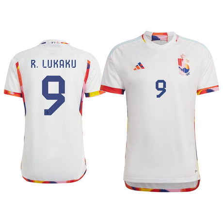 Romelu Lukaku Belgium 9 FIFA World Cup Jersey - Kit Captain