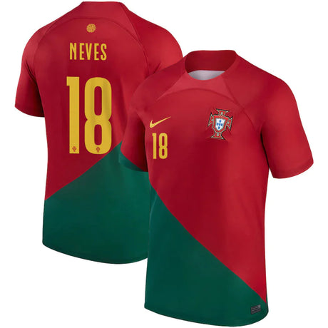 Ruben Neves Portugal 18 FIFA World Cup Jersey - Kit Captain