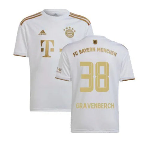 Ryan Gravenberch Bayern Munich 38 Jersey - Kit Captain