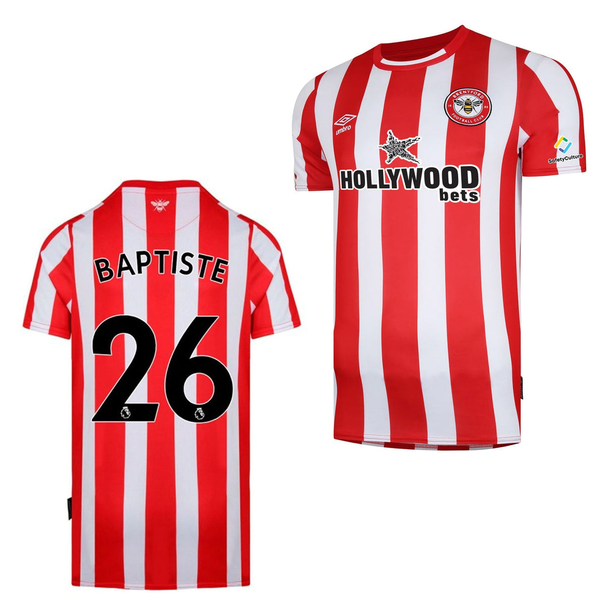 Shandon Baptiste Brentford 26 Jersey - Kit Captain