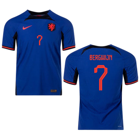 Steven Bergwijn Netherlands 7 FIFA World Cup Jersey - Kit Captain