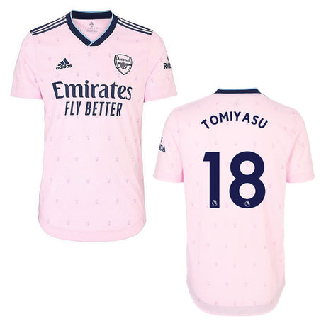 Takehiro Tomiyasu Arsenal 18 Jersey - Kit Captain
