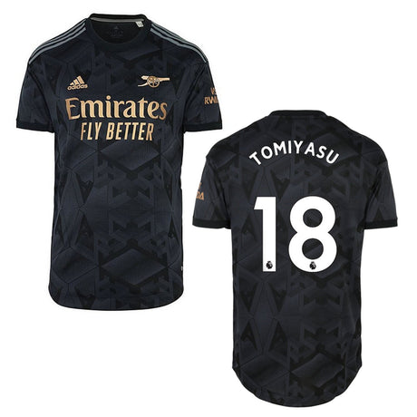 Takehiro Tomiyasu Arsenal 18 Jersey - Kit Captain