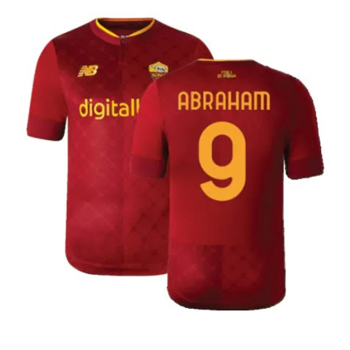 Tammy Abraham Roma 9 Jersey - Kit Captain