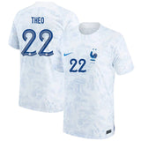 Theo Hernandez France 22 FIFA World Cup Jersey - Kit Captain