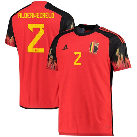 Toby Alderweireld Belgium 2 FIFA World Cup Jersey - Kit Captain