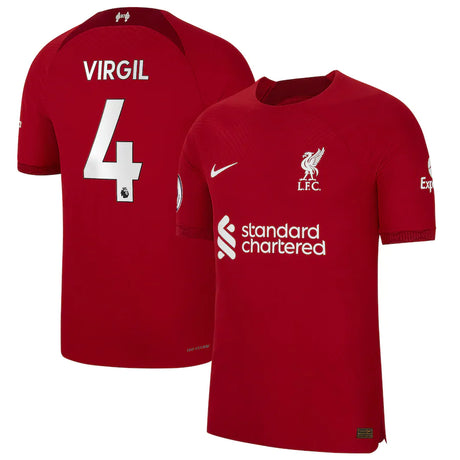 Virgil Van Dijk Liverpool 4 Jersey - Kit Captain