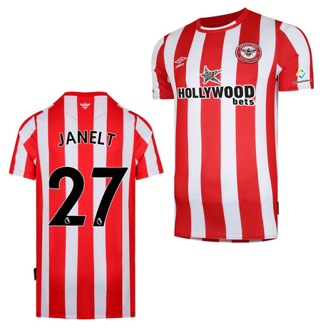 Vitaly Janelt Brentford 27 Jersey - Kit Captain