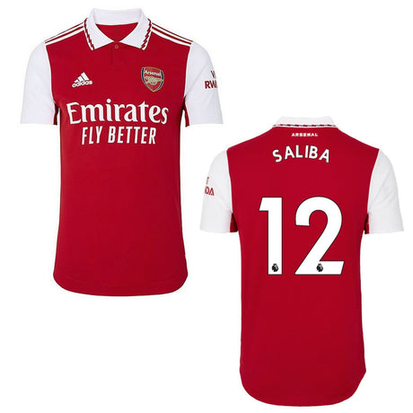 William Saliba Arsenal 12 Jersey - Kit Captain