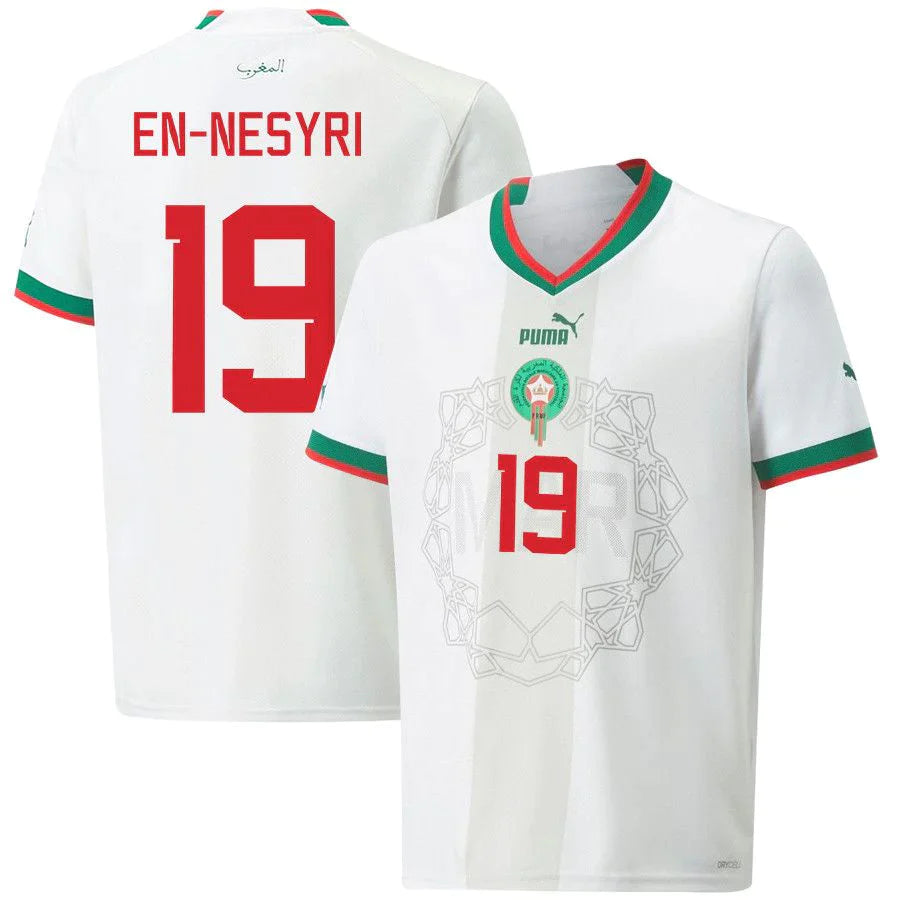 Youssef En-Nesyri Morocco 19 FIFA World Cup Jersey - Kit Captain