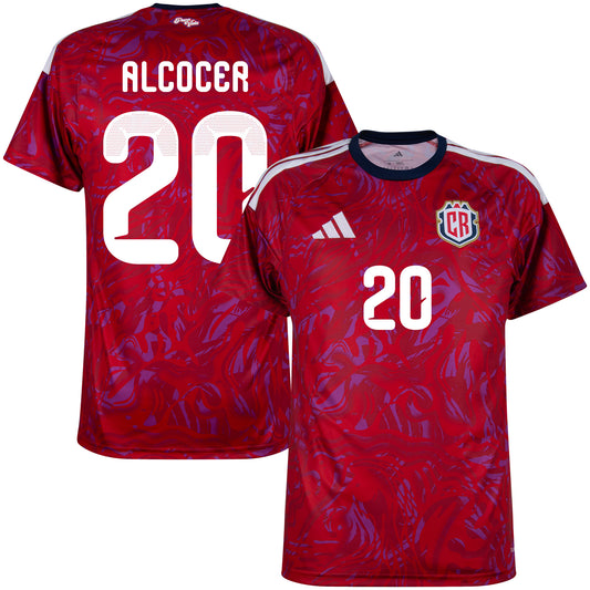 adidas Costa Rica Home Alcocer 20 Shirt 2026-2027 (Official Printing)