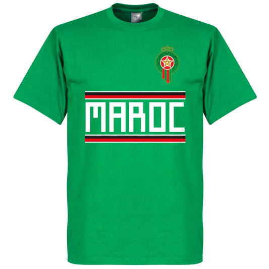 Morocco Team  T-Shirt - Green