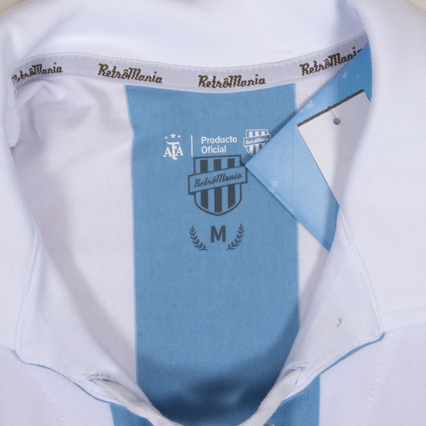 Argentina Home Retro No.10 Shirt 1930 (Retro Flock Printing)