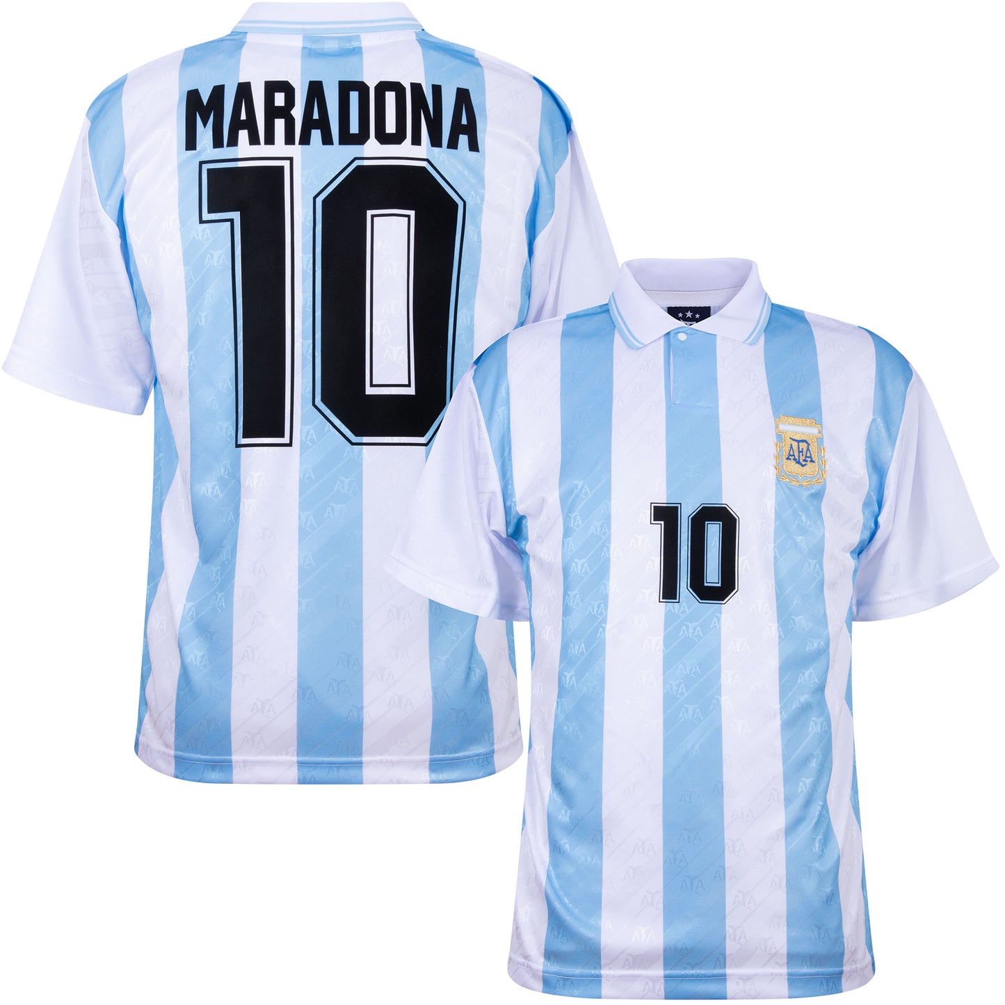 Score Draw Argentina Home Retro Maradona 10 Shirt 1994