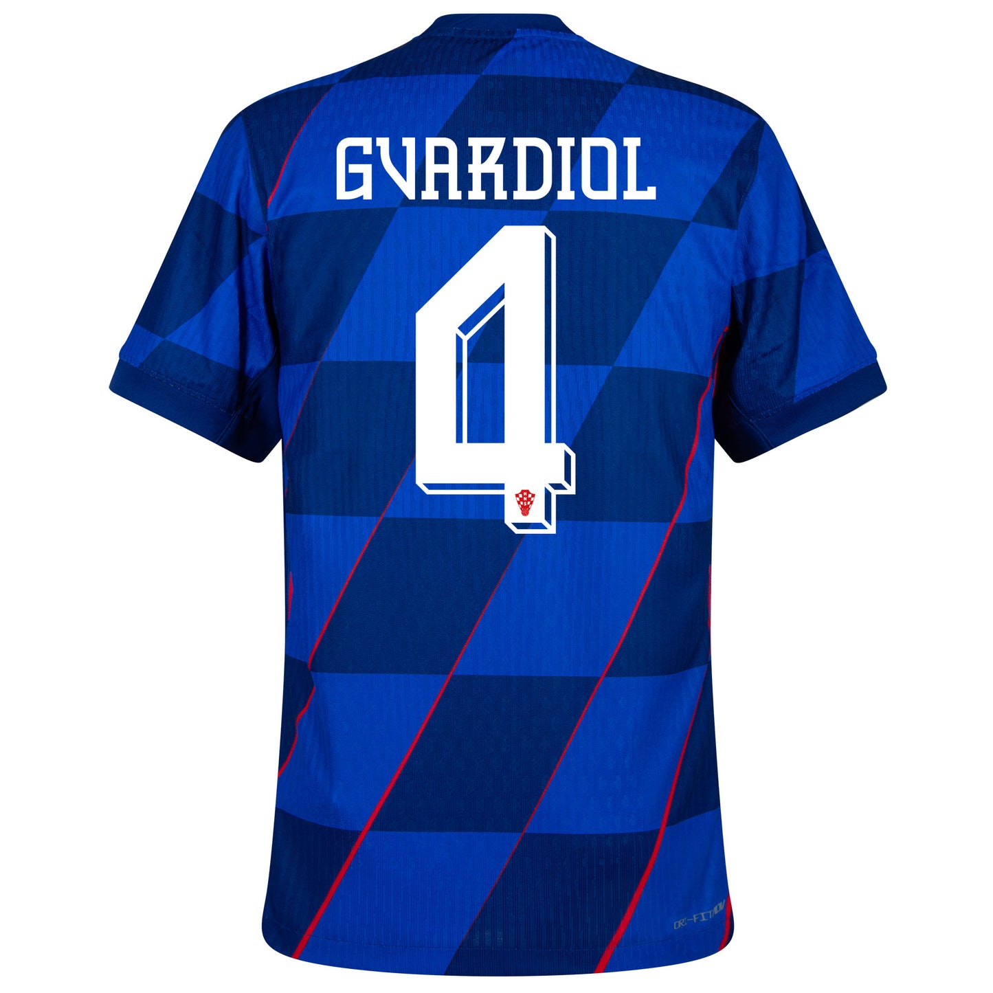 Nike Croatia Away Dri-Fit ADV Match Gvardiol 4 Shirt 2024-2025 (Official Printing)