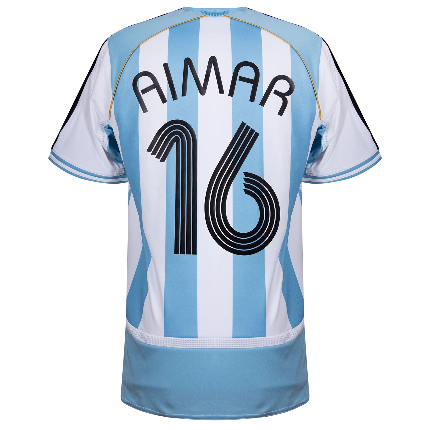 adidas Argentina Reissue Home Aimar 16 Shirt 2006 (Retro Flex Printing)