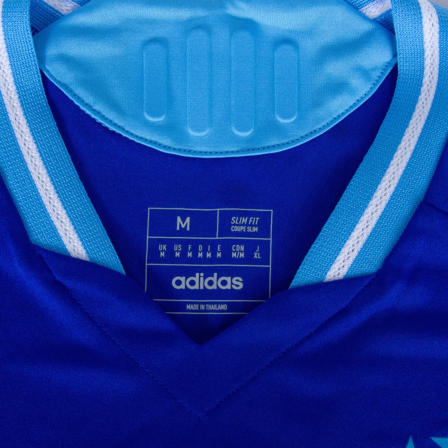 adidas Argentina Away Authentic J.Alvarez 9 Shirt 2024-2025 (Official Printing)