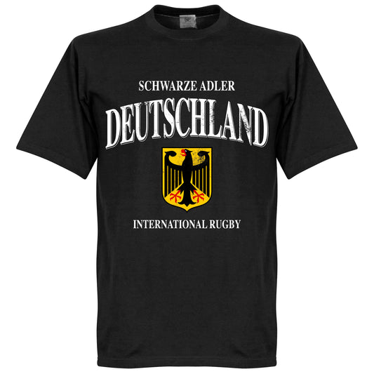 Germany Rugby T-Shirt - Black
