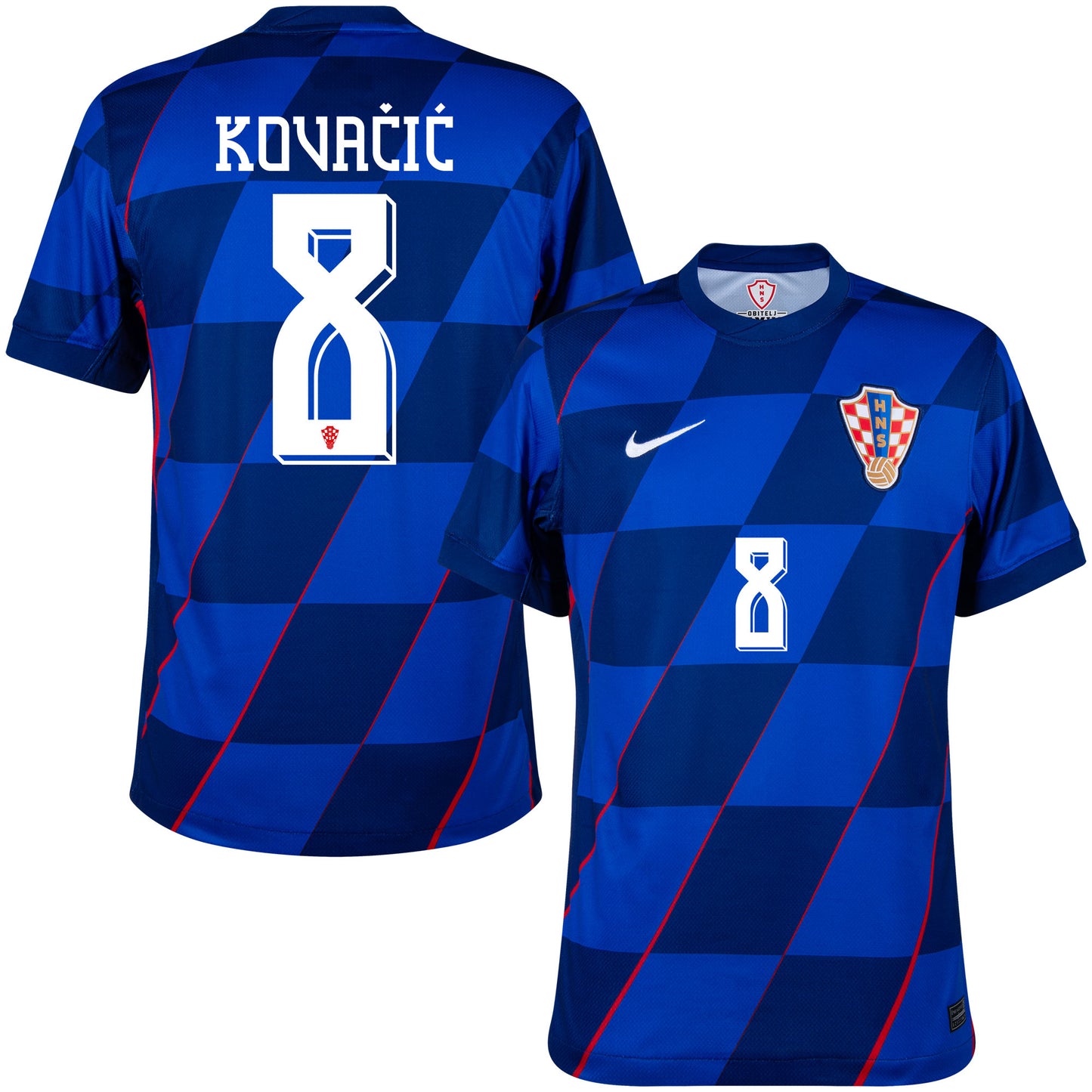 Nike Croatia Away Kovačić 8 Shirt 2024-2025 (Official Printing)