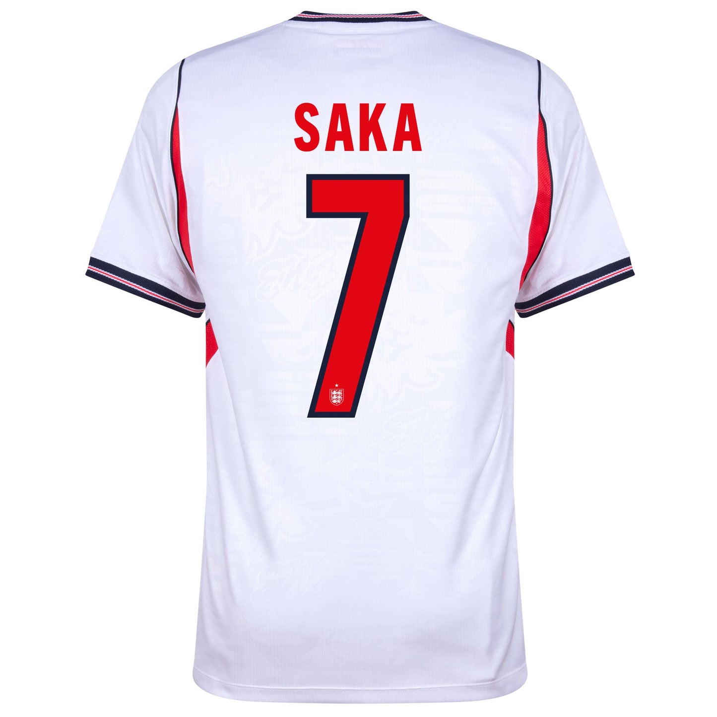 Nike England Home Saka 7 Shirt 2026-2027 (Official Printing)