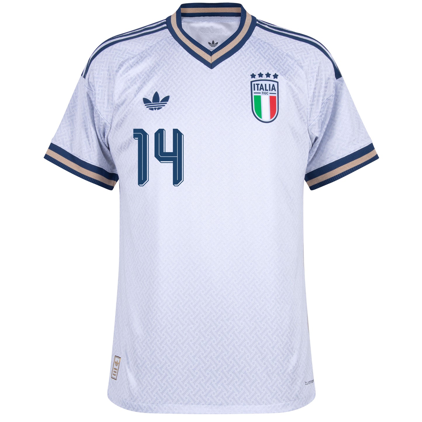 adidas Italy Authentic Away Chiesa 14 Shirt 2026-2027 (Official Printing)