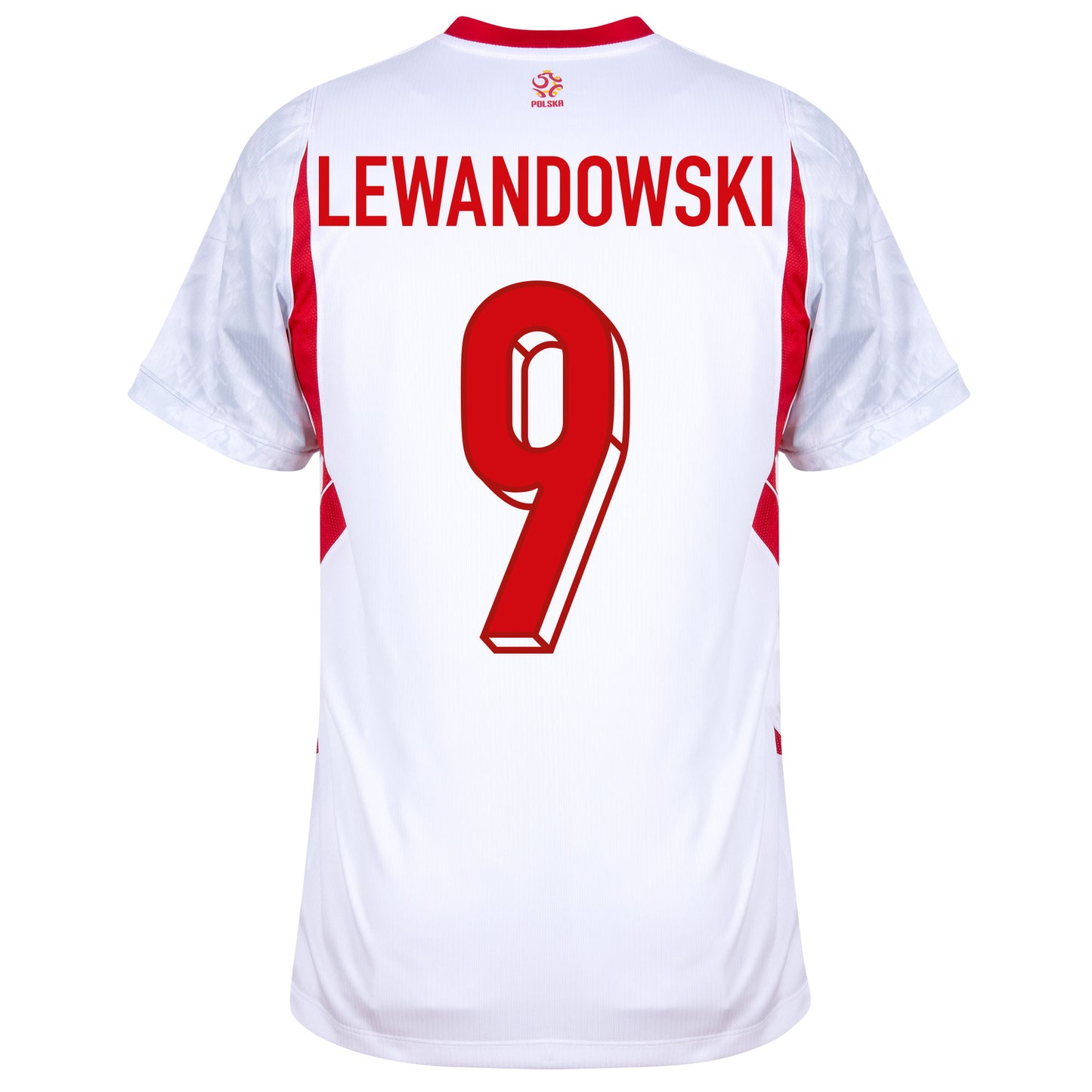 Nike Poland Home KIDS Lewandowski 9 Shirt 2026-2027 (Fan Style Printing)
