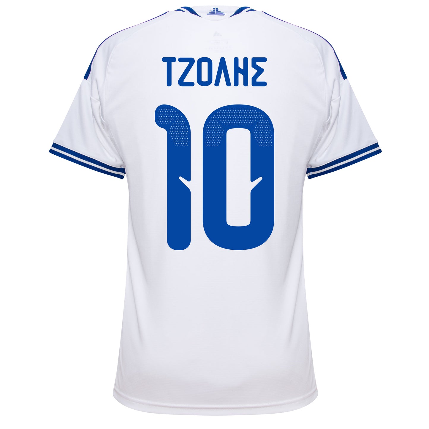 adidas Greece Home ΤΖΟΛΗΣ 10 Shirt 2026-2027 (Greek Alphabet Printing)