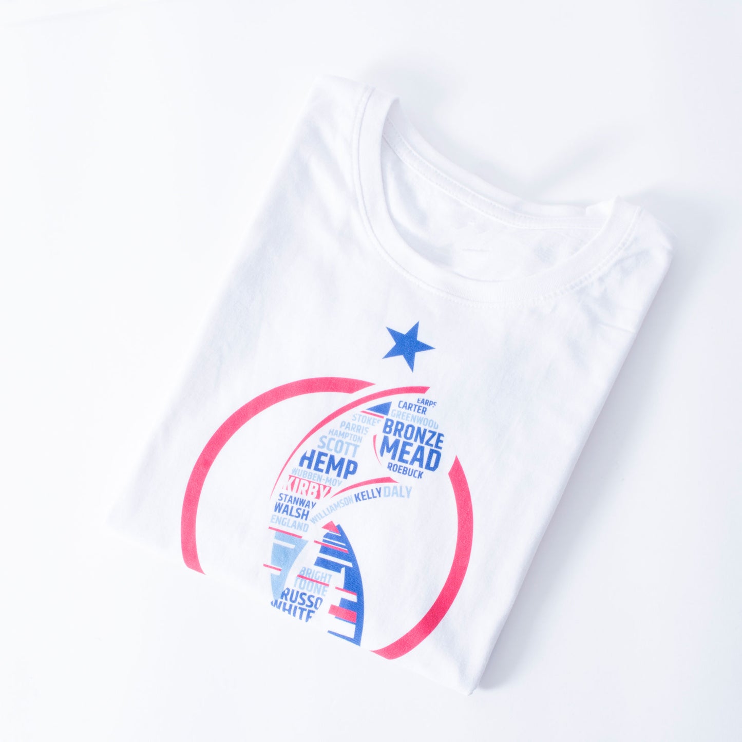 England 2022 Winners Road to Victory Women's T-shirt  - White
