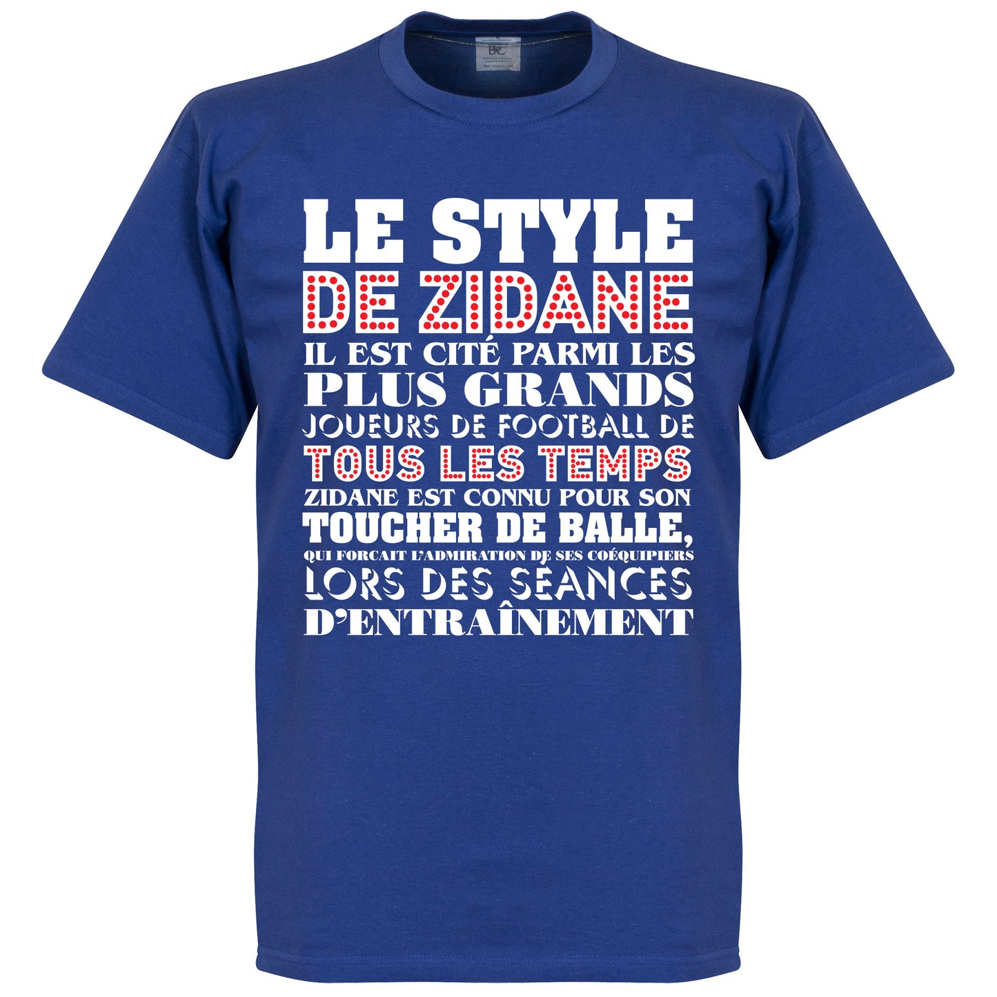 Le Style De Zidane T-shirt - Royal
