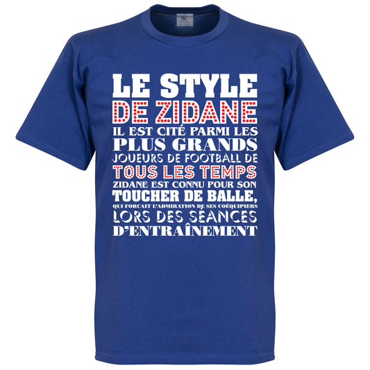 Le Style De Zidane T-shirt - Royal