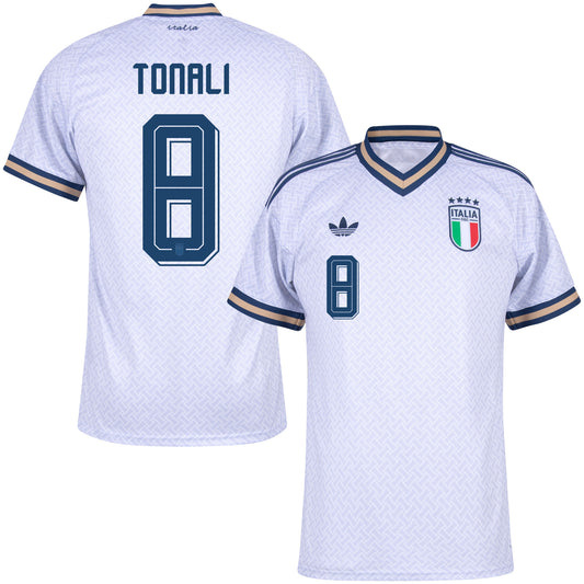26-27 Italy Away Shirt + Tonali 8 (Official Printing)