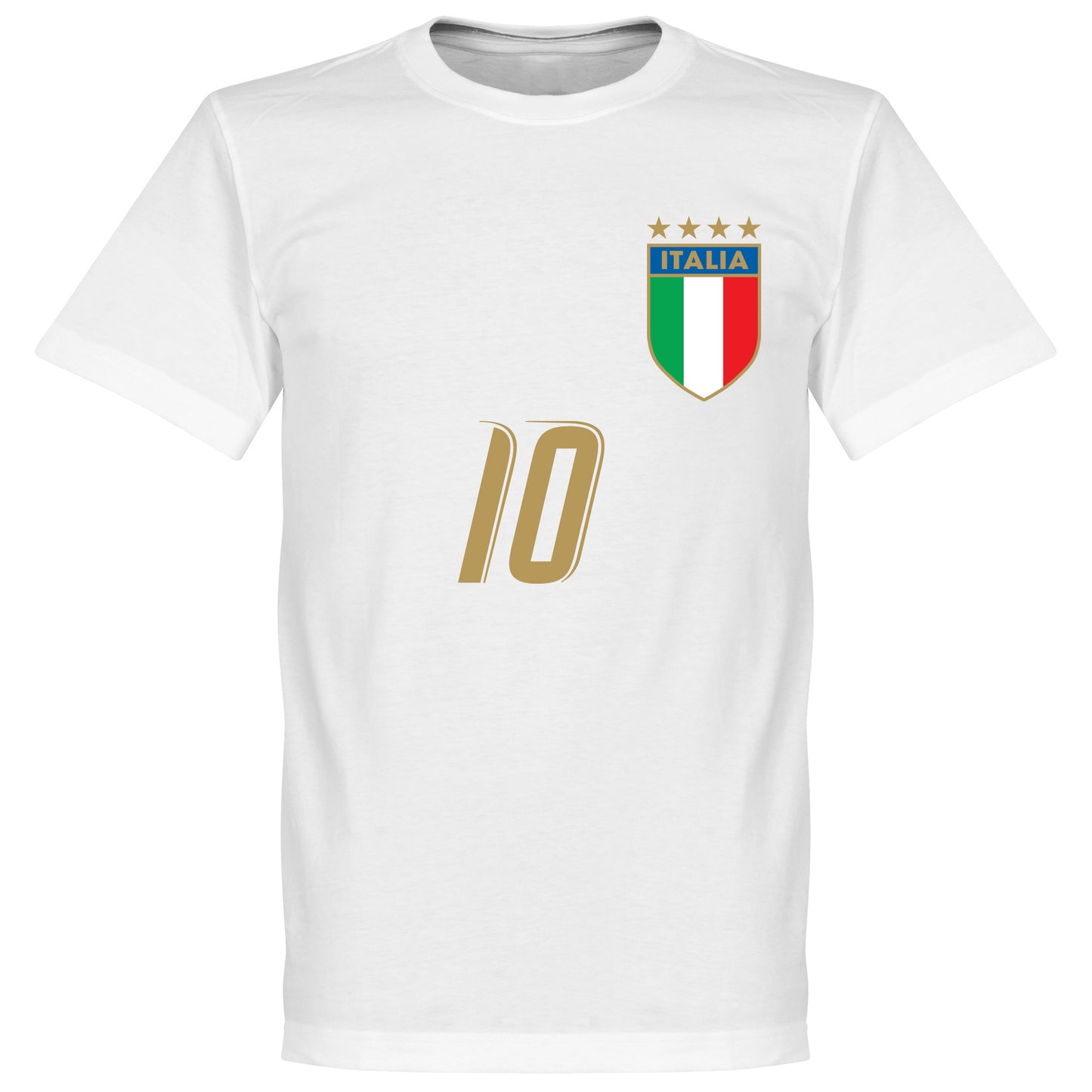 2006 Italy Totti T-shirt - White