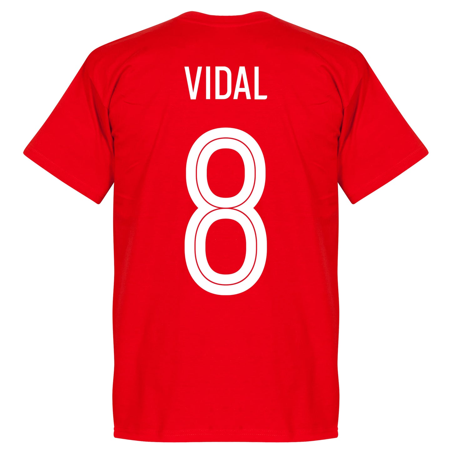 Chile Vidal 8 Team KIDS T-shirt - Red