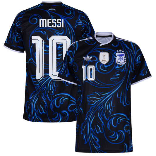 adidas Argentina Away KIDS Messi 10 Shirt 2026-2027 (Official Printing)