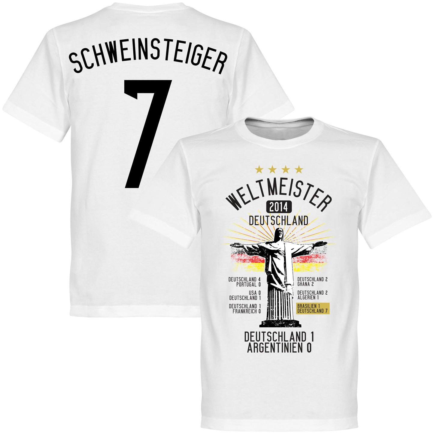 Germany Road To Victory Schweinsteiger T-Shirt - White