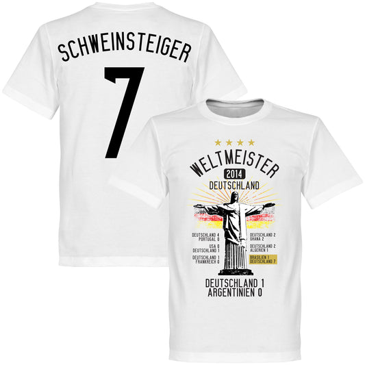 Germany Road To Victory Schweinsteiger T-Shirt - White