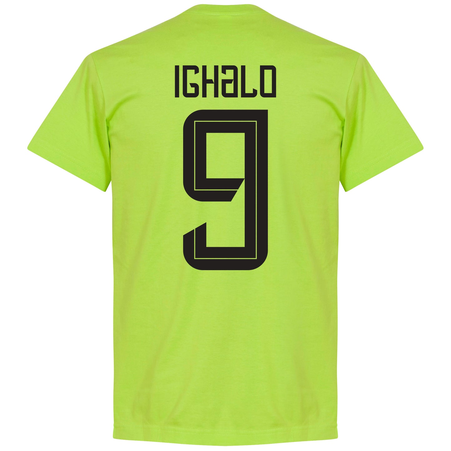 Nigeria Pattern Ighalo 9 T-shirt - Apple