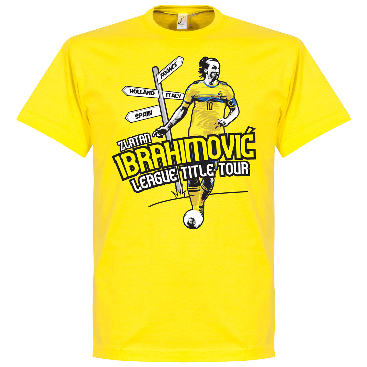 Zlatan Ibrahimovic Tour T-Shirt - Yellow