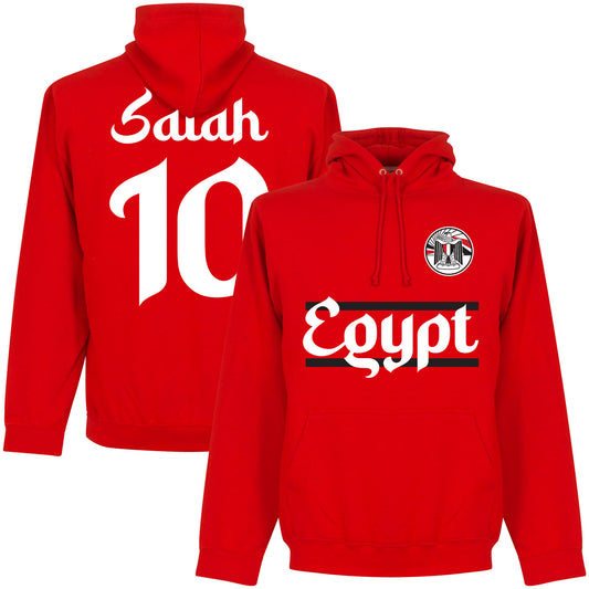 Egypt Team Crest Salah 10 KIDS Hoodie - Red