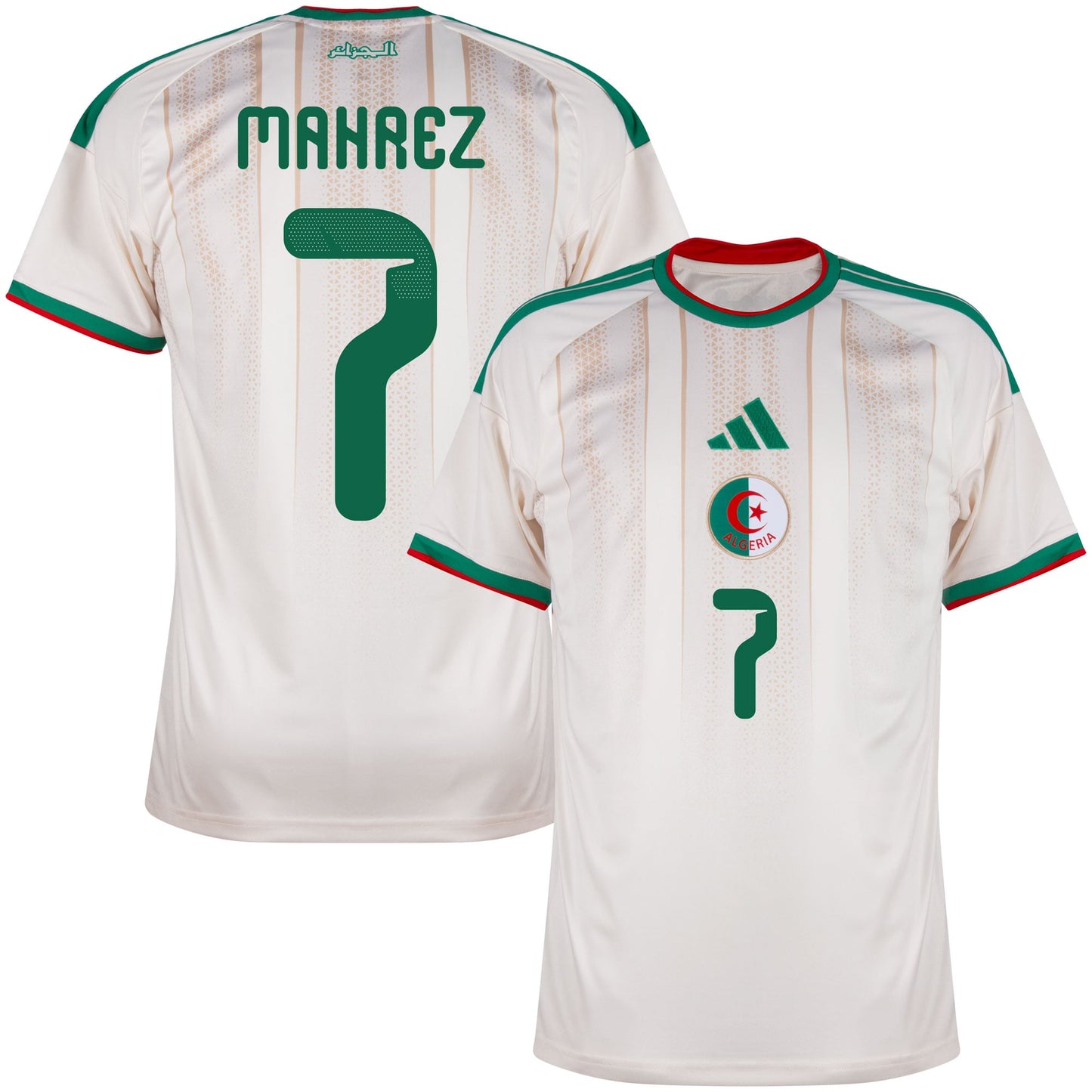 adidas Algeria Home Mahrez 7 Shirt 2026-2027 (Official Printing)