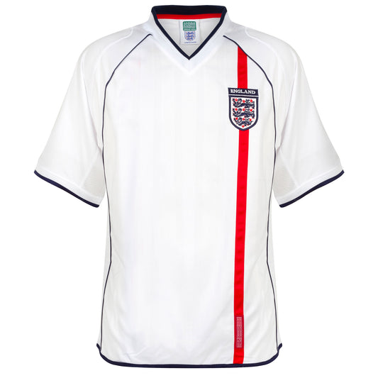Score Draw England Home Retro Shirt 2001-2003