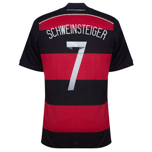 adidas Germany Away Reissue Shirt 2014 incl. Schweinsteiger 7 & WC Semi-Final Replica Printing