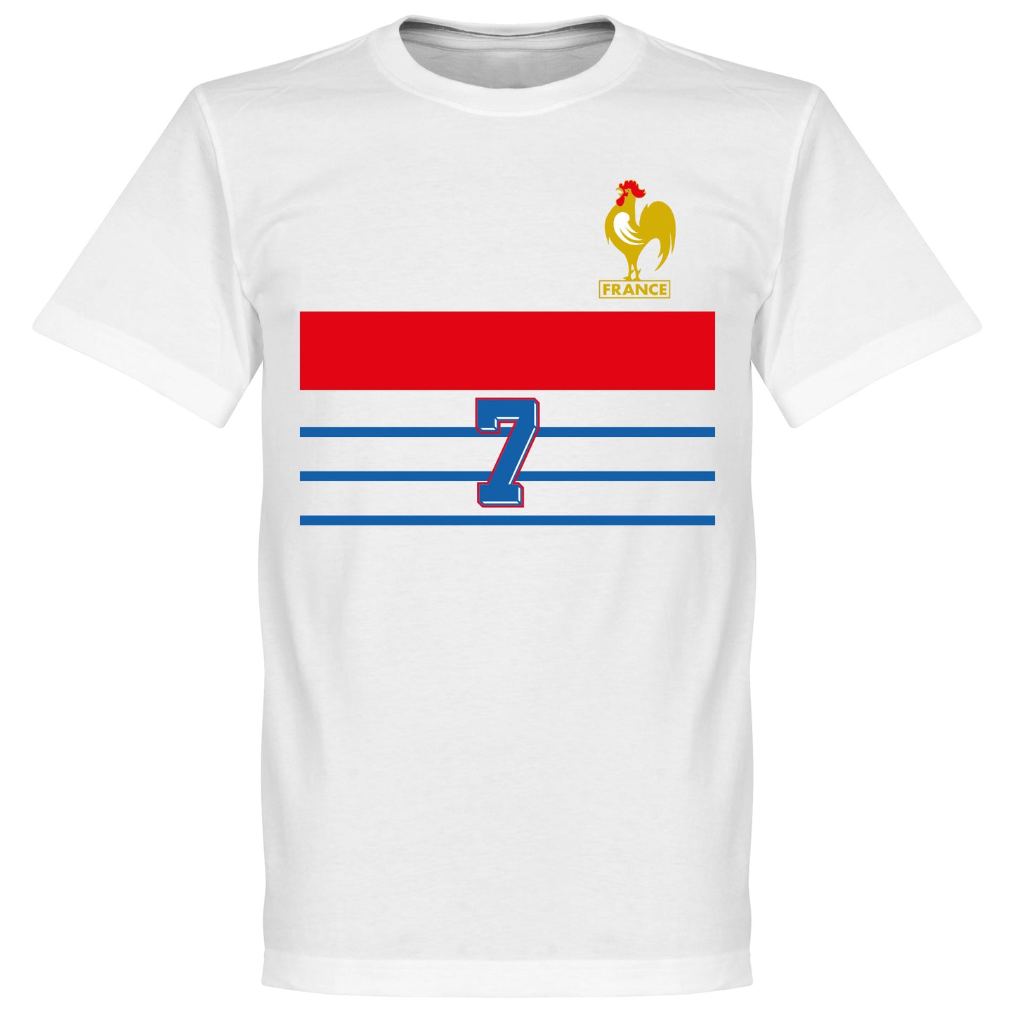 France 1998 Deschamps 7 Retro T-Shirt - White