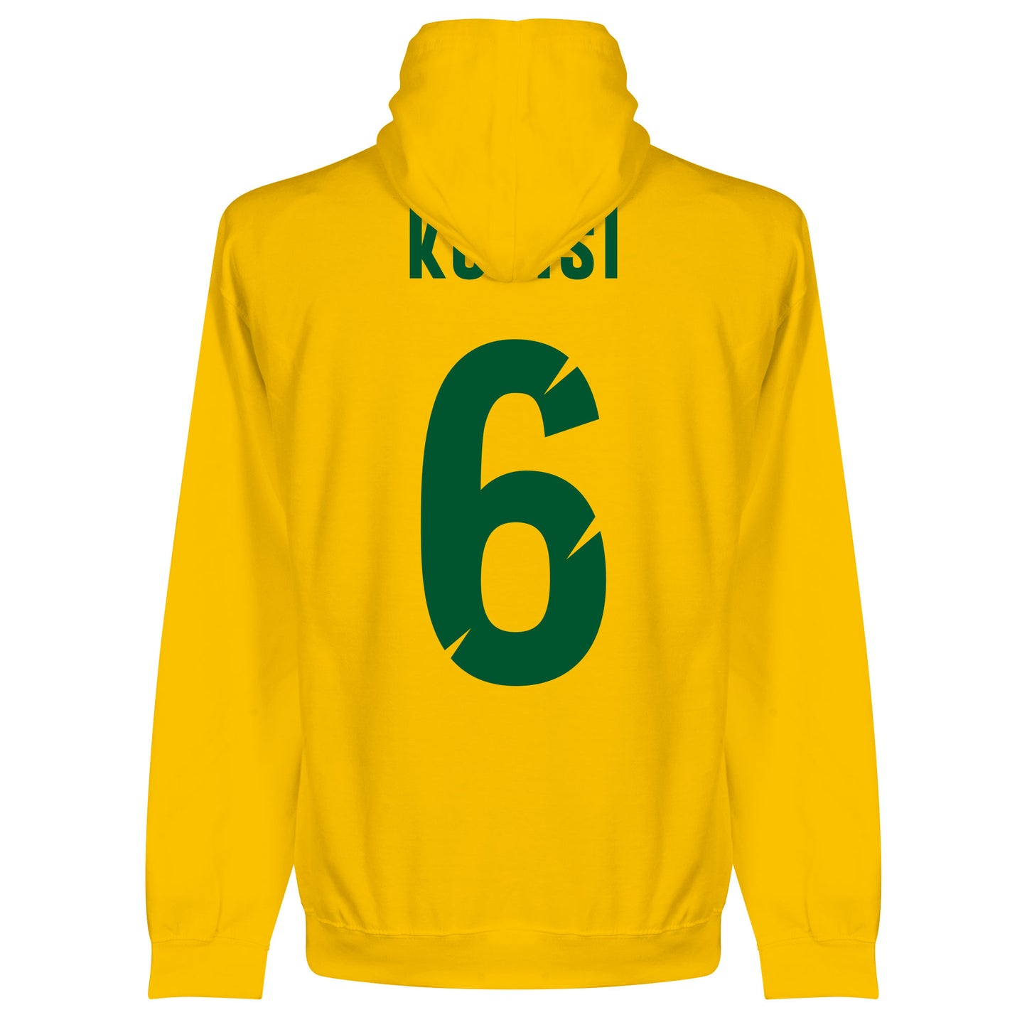 South Africa Rugby Team Kolisi 6 Hoodie - Gold